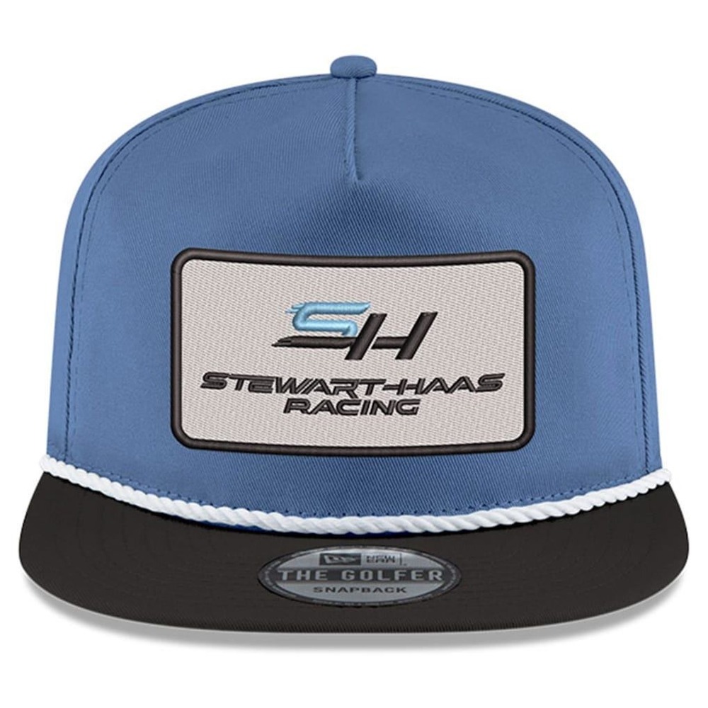 New Era Stewart-Haas Racing Hat Mens OSFA Blue Black Good NASCAR Snapback Cap - Picture 2 of 6